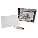 Reeves 11-1/2-Inch by 15-1/2-Inch Sketching by Number Kit, Black Labrador