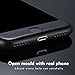 Benks iPhone 8 7 Leather Case Cover, Ultra Thin Slim Fit Protective Skin with Invisible Metal Plate Build-in, Work with Magnetic Car Mount [Not Include] (Black for iPhone 8 7, 4.7-Inch)