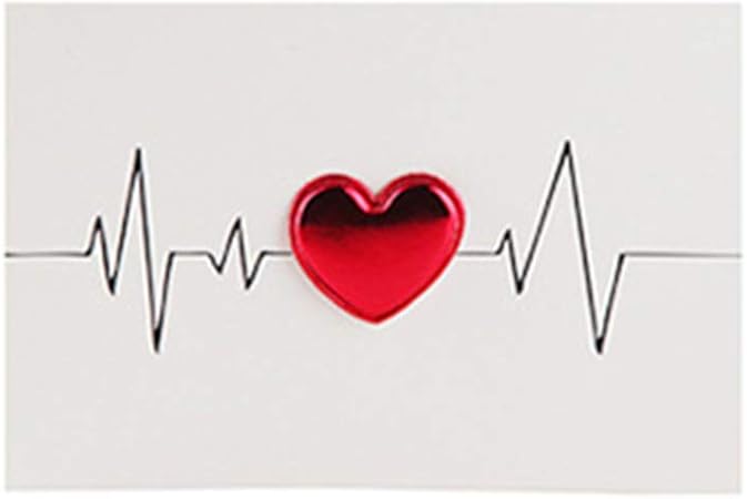 Mb Lanhua Fai Da Te San Valentino A Forma Di Cuore Amore Stereo Biglietto D Auguri Cardiofrequenzimetro 1 Amazon It Casa E Cucina