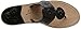 Jack Rogers Women's Palm Beach Navajo Classic Sandal,Black/Black Patent,8 M