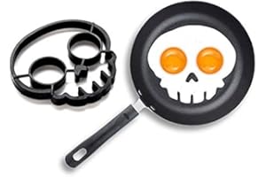 TUKE Breakfast Omelette Mold Silicone Egg Pancake Ring Shaper Cooking Tool DIY Kitchen Accessories Gadget Egg Fired Mould (Skull)