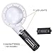 Magnifying Glass with Light, 5x 20x Handheld Magnifier for Reading, Led Illuminated Magnifying Glass for Kids, Seniors, Hobbies, Low Vision, Macular Degeneration by Magdisc