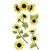 Jolee's Boutique 50-50024 Sticker 3D Sunny Sunflowers, Multicolor