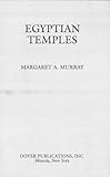 Front cover for the book Egyptian Temples by Margaret A. Murray