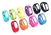 Snapsity Set of 10 Multi-Color Replacement Wrist Bands For Garmin Vivofit With Clasps Vivofit Bracelets (Small)