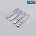 E-Autogrilles Triple Chrome Plated ABS 4 Door Handle Cover with Smart Keyhole for 07-13 Nissan Altima / 04-09 Nissan Quest / 07-12 Nissan Sentra / 04-08 Nissan Maxima (64-0406)