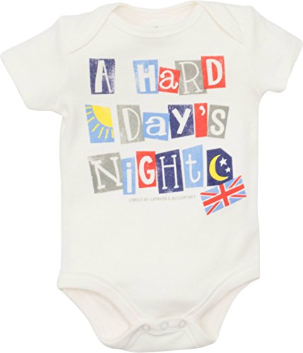 The Beatles Lyrics Infant Baby Boys' 5 Pack Onesies Blue, Red, White, Navy, Grey (3-6 Months) - Thumbnail 4