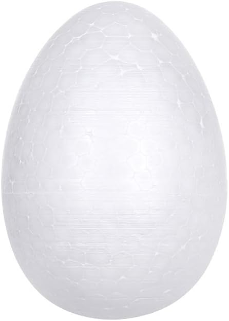 10pcs White Foam Egg for Easter, DIY Handmade Painting Egg(4cm-10pcs)