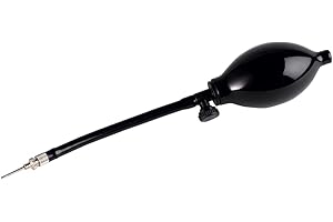 Tandem Sport Pocket Football Helmet Pump - Helmet Pump with Hose & Air Release Valve - Compact Air Pump for Football Helmets - Easy, One Hand Operation - Black