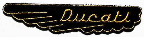 Ducati wing service Motorcycles Biker Racing Sport logo patch Jacket T-shirt Sew Iron on Patch Badge Embroidery