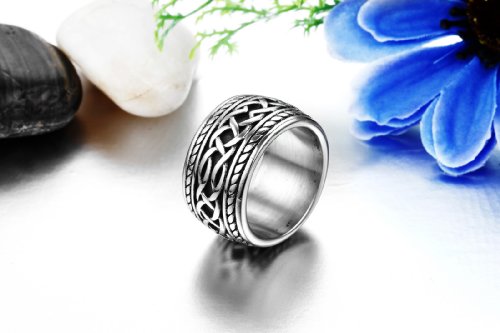 JewelryWe Edelstahl-Ring – Bild 4