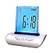 FIVE 0 EIGHT Digital Alarm Clock Small Table Desk Clock with 3.3'' LCD Display and 7 Color Changing for Kids, Bedroom, Travel