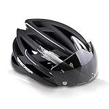 Base Camp Cycling Bike Helmet with Detachable Magnetic Visor Goggles Shield
