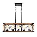 Trongee Kitchen Island Lighting Fixture, Farmhouse