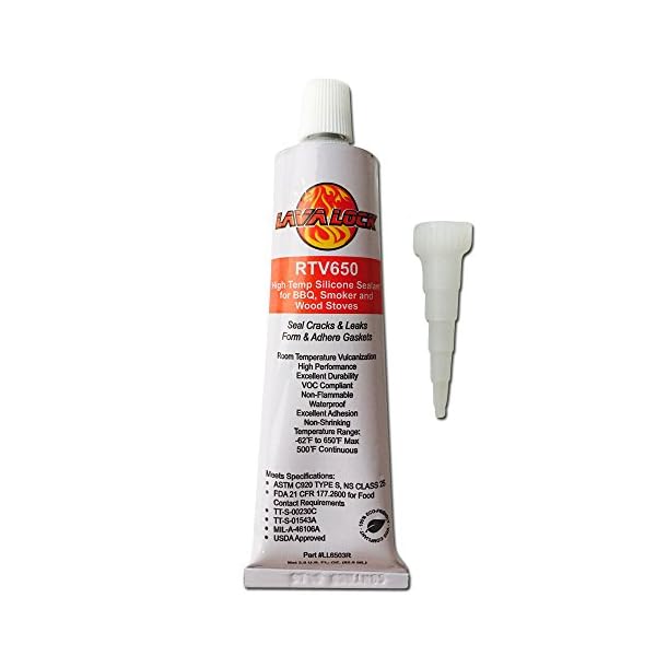 LavaLock-RTV-650-F-BBQ-grill-smoker-sealer-Hi-Temp-FOOD-SAFE-Silicon-adhesive-3-oz