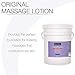 Bon Vital Original Massage Lotion, 5 Gallon Pail – Lightweight, Non-Greasy Formula for Massage Therapy, Moisturizes & Nourishes Dry Skin, Ideal for Clinics, Spas & High-Volume Use