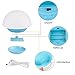 Veesee Portable Dimmable Mushroom Colorful Night Light Include USB Cable Tap Sensor Three Modes Softlight Nightlights for Children Nursery Outdoor Camping (Blue)