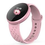 Women Smart Watch Fitness Tracker, Heart Rate Monitor Watch with Color Screen, IP68 Waterproof Auto Wake Screen Smartwatches for iPhone Android
