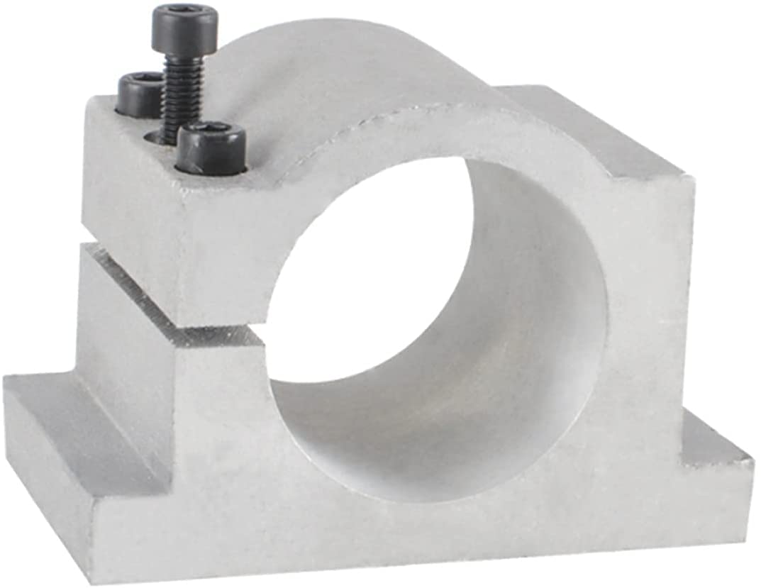 BTMIEY CNC Spindle Clamp Bracket 65MM Mounting Bracket Holder with Screws for 800W 1.5KW Machine Tool Spindle Motor
