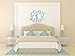 Lucylews Monogram Wall Decal Personalized Teen Dorm Room Decor 3 Letter Monogram