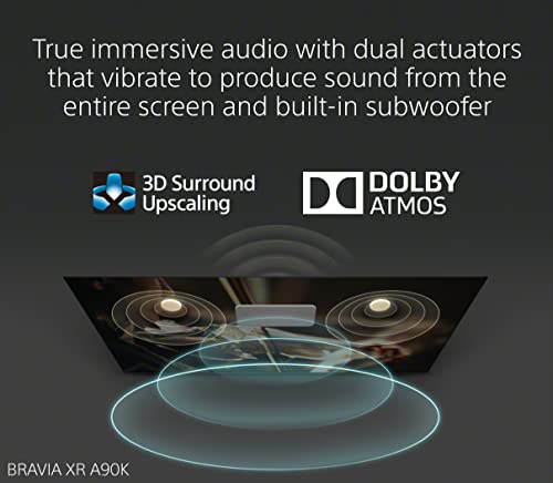 Sony 48 Inch 4K Ultra HD TV A90K Series: BRAVIA XR OLED Smart Google TV with Dolby Vision HDR and Exclusive Features for The Playstation- 5 XR48A90K- Latest Model,Black