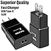 Adaptive Fast Charger Kit,TKKOK UL Certified USB Wall Charger Adapter + Type C Cable, Compatible With Samsung Galaxy S10 S9 S8 Plus Note 9 8 7