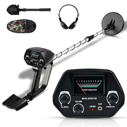 Detector de Metais Profissional com Tela, Sensibilidade Ajustável e Bobina à Prova d'Água para Busca de Ouro, Joias e Objetos Metálicos Detector de Metal