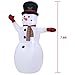 GABOSS 8Ft Christmas Inflatable Snowman LED Light Up Christmas Xmas for Blow Up Yard Decoration,ndoor Outdoor Garden Christmas Decoration