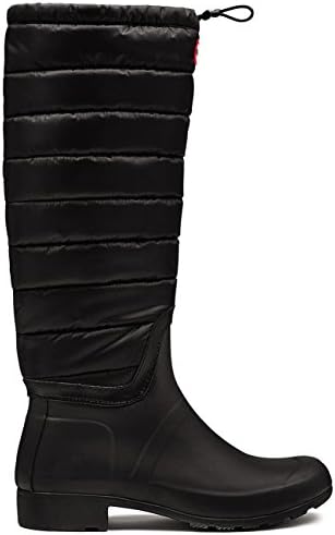 black quilted hunter wellies