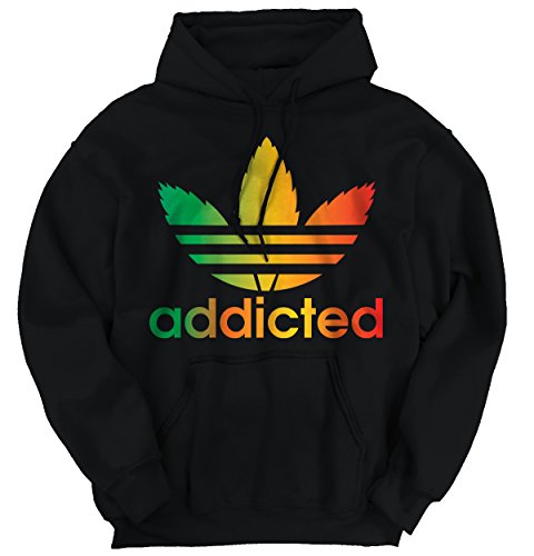 adidas weed logo hoodie