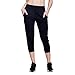 Matymats Yoga Jogger Capris - Women's Lounge Active Harem Sweat Pants with Pockets