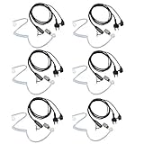 Walkie Talkie Headset for Midland with Mic Security Earpiece for GXT1000VP4 LXT500VP3 GXT1050VP4 GXT1000XB (6 Packs)