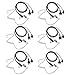 Walkie Talkie Headset for Midland with Mic Security Earpiece for GXT1000VP4 LXT500VP3 GXT1050VP4 GXT1000XB (6 Packs)