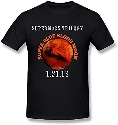 TZH Super Blue Blood Moon Lunar Eclipse 2018 T-Shirt Black