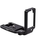 Vertical L-Plate, Quick Release Universal Aluminium Alloy Vertical L-Plate Bracket Hand Grip For Nikon D750 Camera