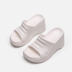 Arqa Marshmallow Wedge Sandals for Women Open Toe
