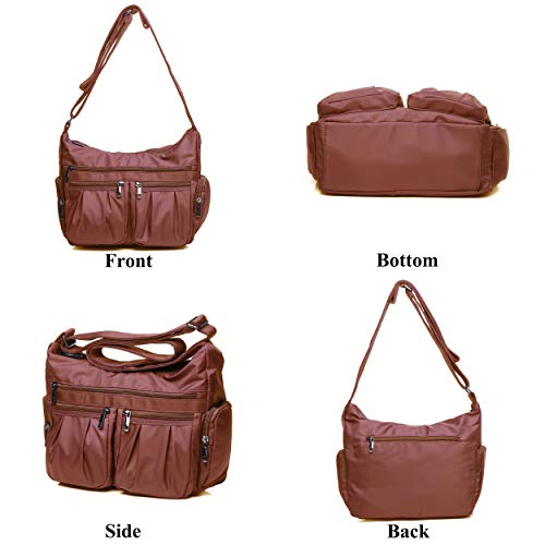 3 Crossbody+Pocket+Shoulder+Waterproof+Handbags