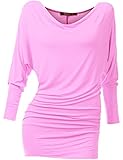 Thanth Womens Cowl Neck Long Sleeve Pullover