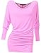 Thanth Womens Cowl Neck Long Sleeve Pullover