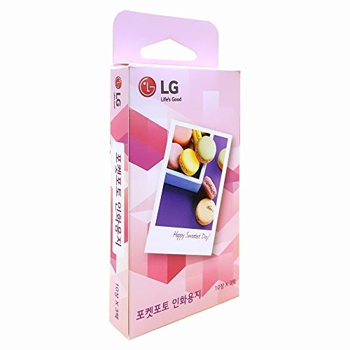 Lg pocket photo printing paper zink 30 sheet (10 sheet …