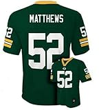 Clay Matthews Green Bay Packers #52 NFL Youth Green Jersey