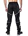 BALEAF Men's Bike Running Pants Fleece Athletic Pants Windproof Lightweight Winter Sport Workout Pants with Zipper Pockets