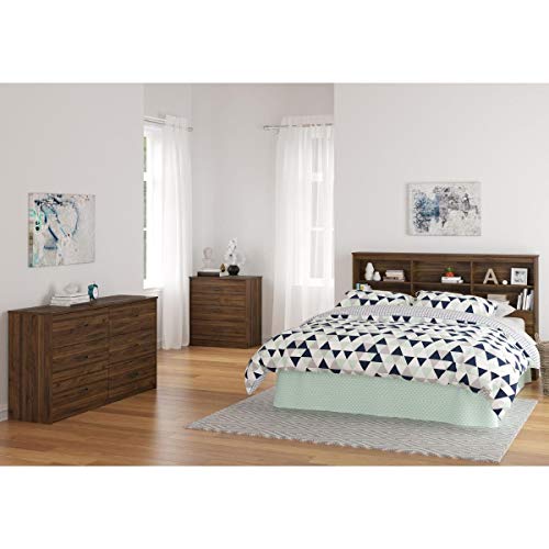 Mainstays 6 Drawer Dresser, Columbia Walnut