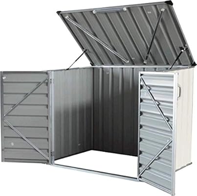 metal horizontal bike shed