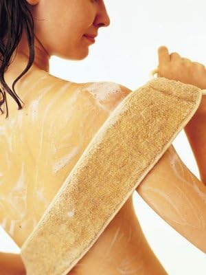 #1 Bestseller Exfoliating Loofah Back And Body Scrubber For Men and Women.100% All Natural Product. By Smart Product Solutions®
