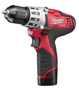 Image of Milwaukee 2494-22 M12 Cordless Combination 3/8" Drill / Driver and 1/4" Hex Impact Driver Dual Power Tool Kit (2 Lithium Ion Batteries, Charger, and Bag Included)