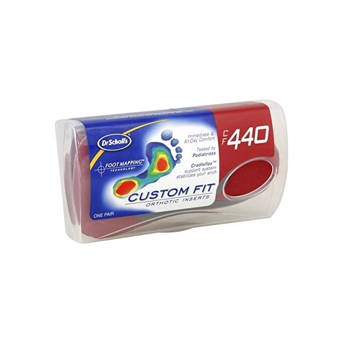 Dr. Scholl's Custom Fit Orthotic Inserts, CF 440, Red