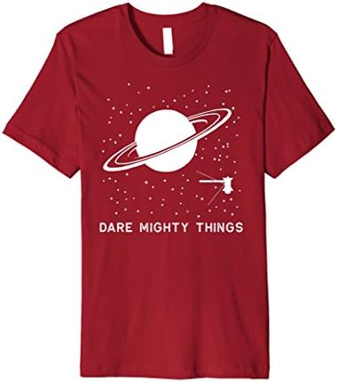Mens Inspirational Cassini Spacecraft Premium Space T-shirt Medium Cranberry