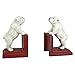 Design Toscano Over the Fence Bulldog Cast Iron Sculptural Bookend Pair