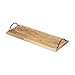 Rustic Wooden Tray with Handles – Decorative Wooden Serving Tray for Serving Drinks, Food – Stylish Serving Trays for Party and Everyday Use by Artisanal Creations